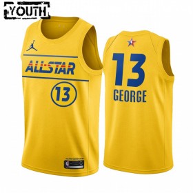Dres Los Angeles Clippers Paul George 13 2021 All-Star Jordan Brand Gold Swingman - Dječji
